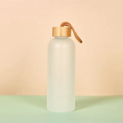 kaufen Premium 500ml 750ml Glas Wasserflasche Sportgetränke mit Silicone-Hülle Stilvoll und praktisch für alle täglichen Aktivitäten im Innen- und Außenbereich online manufacture