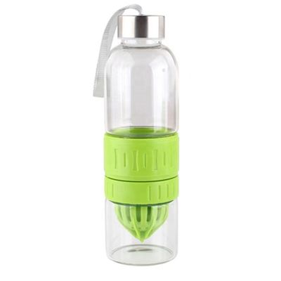 kaufen Einfache Beförderung im Freien 700 ml Glas Infusionsflasche Bpa frei Tritan Wiederverwendbares Glas Frucht Infuser Wasserflasche undicht Ober und breiter Mund online manufacture