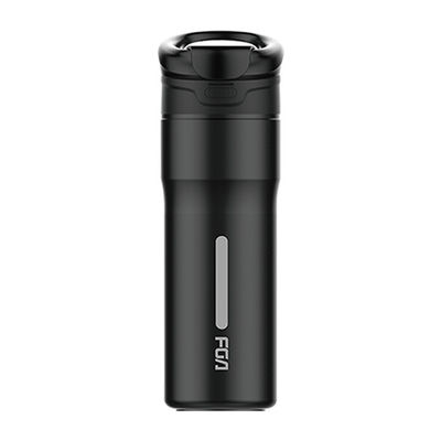 kaufen 450 ml tragbare doppelwandige personalisierte Edelstahl-Wasserflaschen Massen Edelstahl-Reisewasserflasche mit Griff oben einfaches Design online manufacture