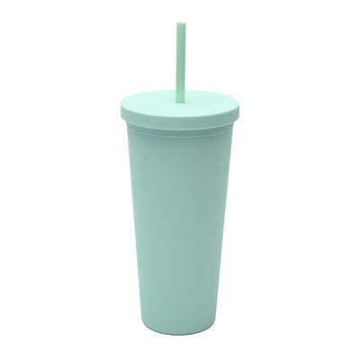 kaufen Breitmaul Einzelwand 24 Unzen Plastik-Tumbler Klar Custom Plastik-Tumbler Tassen Massen mit Stroh und Deckel Standardgröße Becherhalter freundlich online manufacture