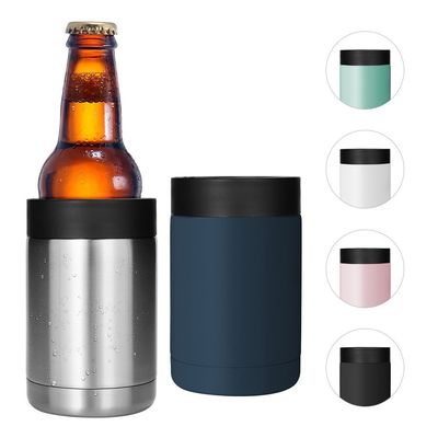 kaufen 380ML Personalisierte Doppelwand Edelstahl Vakuumflasche Kalt halten Isolierter Bierkühler Halter passt alle 16OZ schlanke Dosen einfach zu bedienen online manufacture