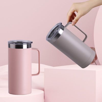 kaufen 360/420/750ML Doppelwand 304 Edelstahl Isolierter Kaffeebecher Büro Business Isolierter Kaffeebecher Reisebecher mit Lecksicherung online manufacture