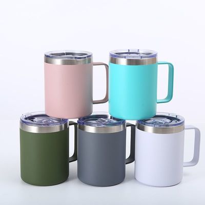 kaufen Schlankes Design Custom Logo 304 Edelstahl Isolierter Metall Trinkbecher Reise Isolierter Biermug Mit Deckel 360ml Komfort Griff Einfach sauber online manufacture