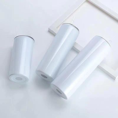 kaufen Sublimationsflaschen in großen Mengen 20 Oz Gerade dünn Edelstahl Doppelwand Isolierte Sublimationsflaschen mit Deckel online manufacture