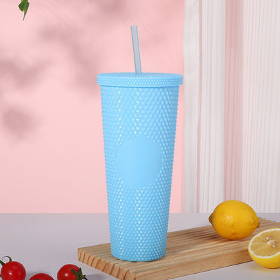 kaufen Feiertage Eisige Lilac Bling gefüllte Plastik-Kälte Tasse Tumbler 24oz online manufacture