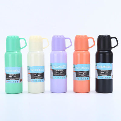 kaufen Vakuum isolierte Wasserflasche Thermo mit Tasse 648ml / 22oz Edelstahl Thermo Wasserflaschen Wasser Thermo Flasche Thermo für heiße und kalte Getränke Kaffee Wasser online manufacture