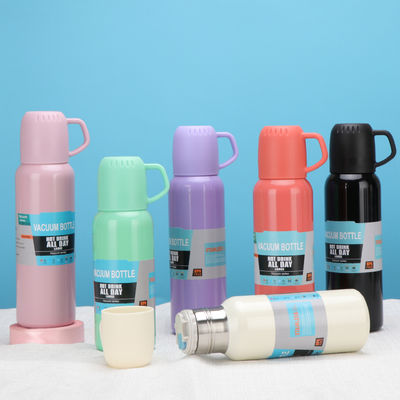kaufen Edelstahl Vakuumflasche und Kaffeetasse Set 500 ml Vakuumdämmung Lecksicherung online manufacture