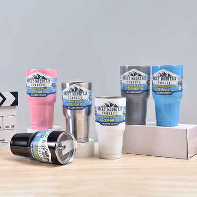 kaufen 30 Oz Tumbler mit Deckel und Stroh Doppelwand Isolierter Lecksicherer aus Edelstahl Thermischer Kaffee Tumbler Reisekug für kalte und heiße Getränke Reisekuppe Silber online manufacture