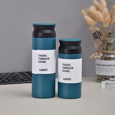 kaufen 304 Edelstahl Thermosbecher Männer und Frauen 350/500ml Außen Vakuumbecher Tragbare Sportwasserbecher online manufacture