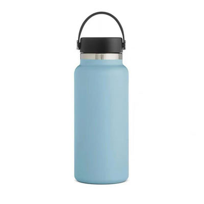 kaufen BPA-freie Doppelwand Standard Mund Vakuum Isolierter Getränk Sport Edelstahl Pulver beschichtet Wasserflasche Custom Logo online manufacture