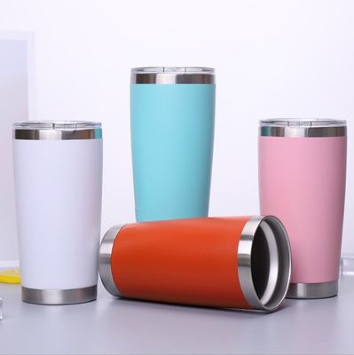 kaufen 20oz Edelstahl-Thermal-Reisebecher mit Deckel Doppelwand Vakuum Isolierter Kaffeekopf für Heim-Büro Sport 600ml online manufacture