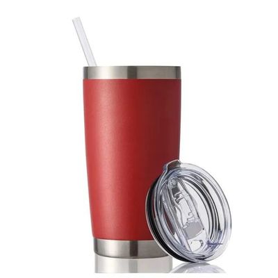kaufen Custom 20 Oz Doppelwand Vakuum Isolierte Auto Tasse Pulver beschichtet Glas Vakuum Tasse Heiß Edelstahl Kaffeetasse mit online manufacture