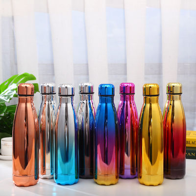 kaufen Edelstahl-Wasserflasche 25oz Peacock Blau Drei-Schicht-Vakuum-isolierten Behälter hält Getränke kalt für 48 Stunden und heiß für 24 BPA-frei online manufacture