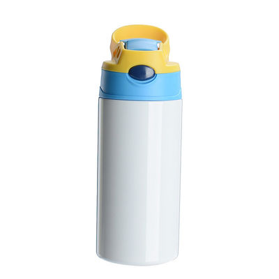 kaufen 12oz Kinder Sublimation Tumbler 8 Pack Kinder Sublimation Tumbler Blank mit einem Klick Pop-Up Stroh und Griff für Wärmeübertragung Kinder Sublimation Tassen für Milch Soda Saft Getränke online manufacture