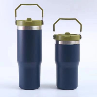 kaufen 30oz Tumbler mit Strohdeckel Vakuum versiegelt isolierte Tasse wiederverwendbare Edelstahl Wasserflasche Trave für Wasser, Eistee oder Kaffee online manufacture