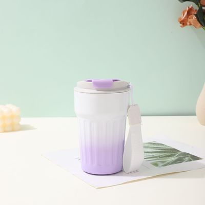 kaufen 380ml guter Preis Modische Schrägwand Kaffeebecher Vakuumflasche für Reisen online manufacture