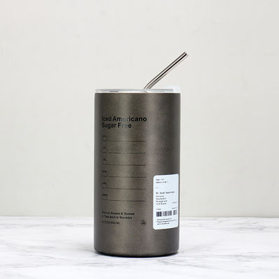 kaufen 20oz Isolierung und Kühlung Eisbecher, einfache Büro-Portable Auto Strohwasserbecher, Vakuum Doppelschicht 304 Edelstahl kaltes und heißes Getränk Reisetasche online manufacture