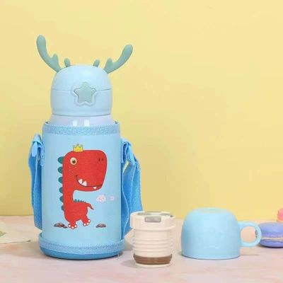 kaufen Edelstahl 17 Oz Einhorn Tassen für Kinder Schöne isolierte Wasserflasche mit Strohband undicht Flasche für Jungen und Mädchen online manufacture