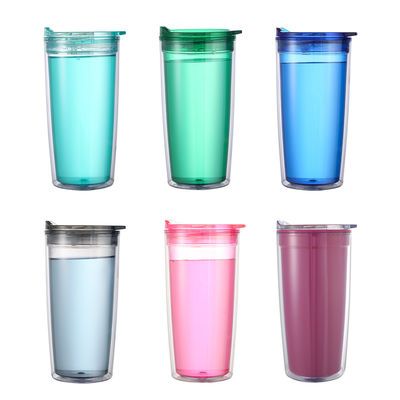 kaufen Renewable Push Plate Cup RPS Fresh And Light Lemonade Double-layer Fruit Tea Cup 530ML GRS Certified online manufacture