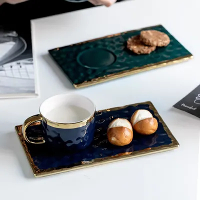 kaufen Elegant, anspruchsvoll, ästhetisch, nordisch, Luxus-Kaffee-Tasse aus Keramik online manufacture