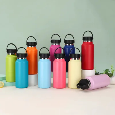 kaufen Anpassbares Logo Edelstahl-Sportbecher mit Griff Direkt Trink-Wärmedämmung Unisex für Fitnessstudio Online-Herstellung