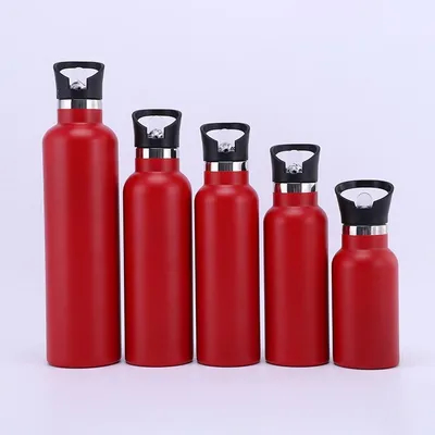 kaufen Camping und Wandern Hydratation Kantinen 3 Deckel Schmaler Strohdeckel undicht Vakuum Isoliertes Edelstahl Heiß & Kalt Doppelmauerte Sports Wasserflasche Mitternacht Schwarz 32 Oz online manufacture