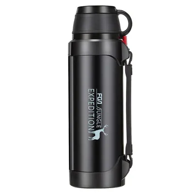 kaufen 1200ML 1,2 Liter Vakuum 316 Edelstahl Isolierte Flasche Flasche Warm und Kalt Reisen Metall Sportflasche leicht zu tragen für Outdoor-Aktivitäten online manufacture