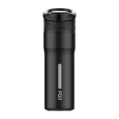 kaufen 450 ml tragbare doppelwandige personalisierte Edelstahl-Wasserflaschen Massen Edelstahl-Reisewasserflasche mit Griff oben einfaches Design online manufacture