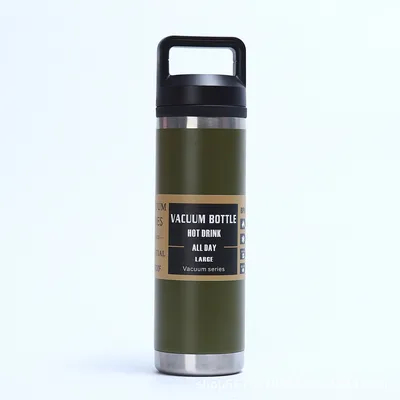 kaufen 20OZ / 28OZ / 40OZ Vakuumisolierte Edelstahl-Doppelwand-Wasserflasche,Hochkapazitätflasche für warmes oder eiskaltes Wasser,Tee, Kaffee,Saft,multifunktional als Tasse oder Flasche Online-Herstellung
