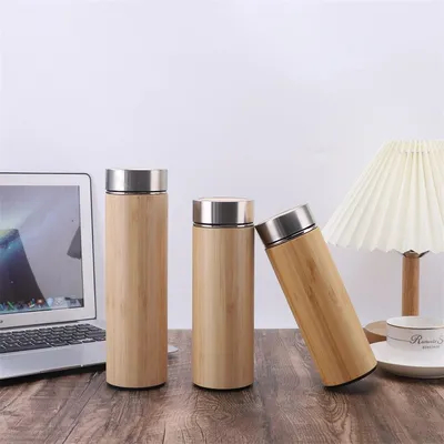 kaufen Premium-Bamboo-Thermos mit Tee-Infuser für losen Tee 12oz - Tee Geschenk-Set - Isolierte Wasserflasche/Eis-Kaffee-Tumbler - Einzigartige Geschenke für Frauen, Geschenke Online-Herstellung