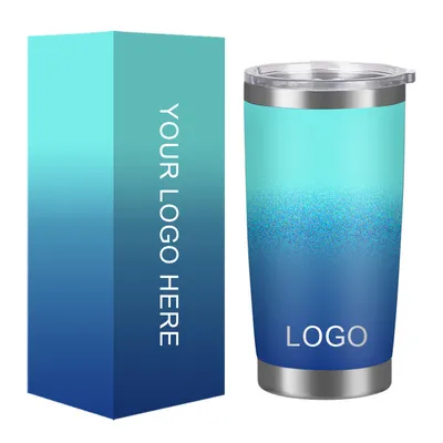 kaufen 20 Oz Edelstahl Doppelwand Vakuum Vase Reisekuppe Tumbler Thermal Kaffeekuppe Tasse mit Deckel Online-Herstellung