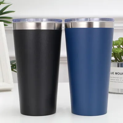 kaufen 16 Oz Doppelmauerte Isolierte Edelstahl-Tumbler-Set. Online-Herstellung