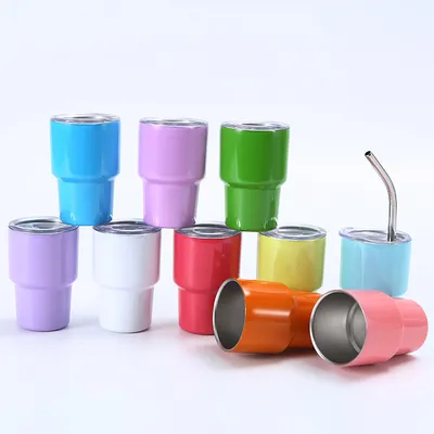 kaufen Mini-Shot 2oz Kurv-Tumbler - Doppelwand Vakuum isoliert - rutschfreier Boden - Edelstahl-Tumbler online manufacture