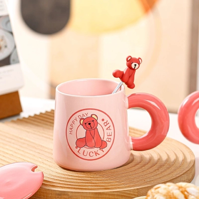 kaufen Bär Keramikbecher mit Deckel und Löffel 300 ml USB Heizung online manufacture