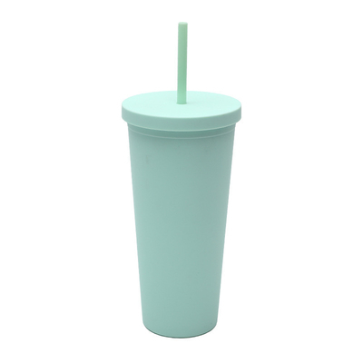 kaufen Breitmaul Einzelwand 24 Unzen Plastik-Tumbler Klar Custom Plastik-Tumbler Tassen Massen mit Stroh und Deckel Standardgröße Becherhalter freundlich online manufacture