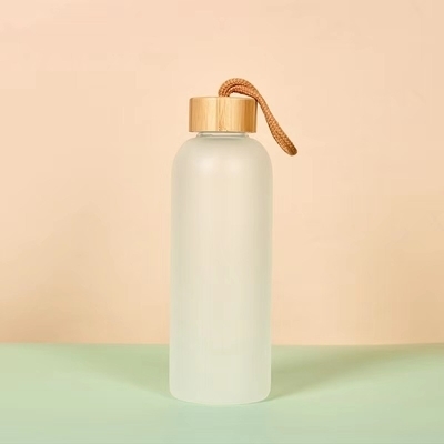 kaufen Premium 500ml 750ml Glas Wasserflasche Sportgetränke mit Silicone-Hülle Stilvoll und praktisch für alle täglichen Aktivitäten im Innen- und Außenbereich online manufacture