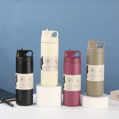 kaufen Wholesale Of Cross-border Japanese 304 Stainless Steel Insulated Tumbler Spout Type Sports Water Cup Simple And Portable Sports Water Bottles Online-Herstellung