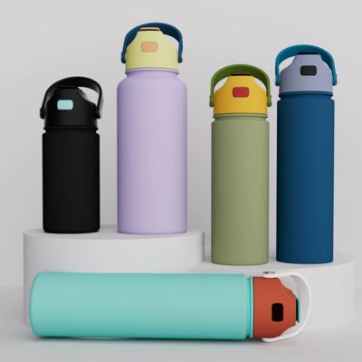 kaufen Cross-border 18oz Space Bottle Stainless Steel Space Flask Insulated Pot Multi-color Series Custom Logo Water Cup Customization Online-Herstellung