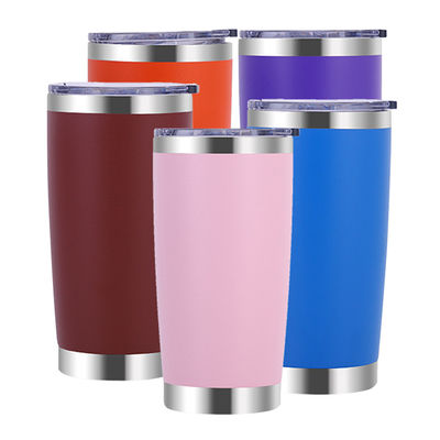 Isolierte Wasserflaschen 20oz 304 Edelstahl Wasserflasche mit Deckel Wiederverwendbare Wasserflasche halten warm für Sport Fitnessstudio Reisen