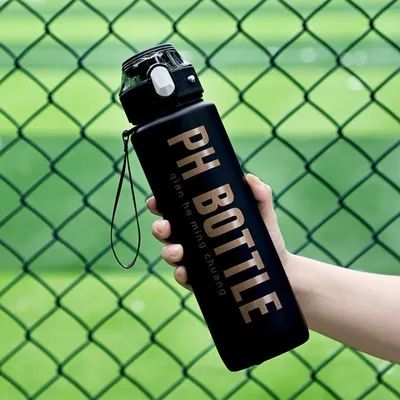 BPA-frei 1000 ml 1 Liter Sipper Wasserflasche mit Stroh für Erwachsene Gradiente Farbe 32 Unzen Große Kapazität Viele Farben Wiederverwendbar Geruchsfrei
