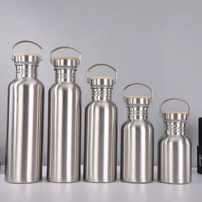 350 ml 500 ml 600 ml Oem Odm Einwandflasche aus Edelstahl Wasserflasche aus BPA-freiem Edelstahl Reisebottel Leichtgewicht minimalistisches Design