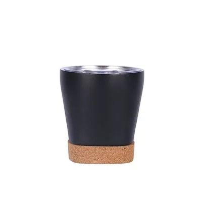 Tabelle Schützen 8 Oz Isolierter Tumbler Doppelwand Edelstahl Tumbler Kork Boden Kaffeebecher Custom mit Filp Deckel Bequem und leicht zu reinigen