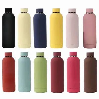 350/500/750/1000ML Umweltfreundlich Isoliertes Wiederverwendbares Edelstahl Fitnessstudio Wasserflasche 1 Liter Sport Metall Wasserflasche Umweltschutz