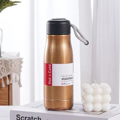 Isolierte Wasserflasche – 20oz Dreifachwand BPA-freie, auslaufsichere Edelstahl-Thermoskanne für heiße & kalte Getränke – Wiederverwendbare Wasserflasche ideal für Arbeit, Sport, Reisen & Schule