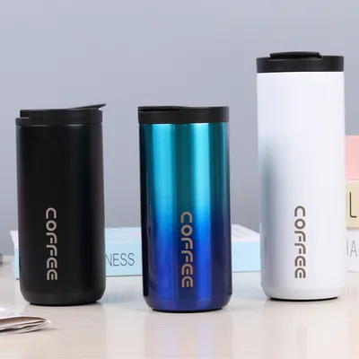 Reisemug Kaffee heiße Reisemug Vakuum isolierte Kaffeemug mit undichtem Schraubdeckel Kaffeetasse Wärme oder Kälte für Kaffee oder Teetrinken