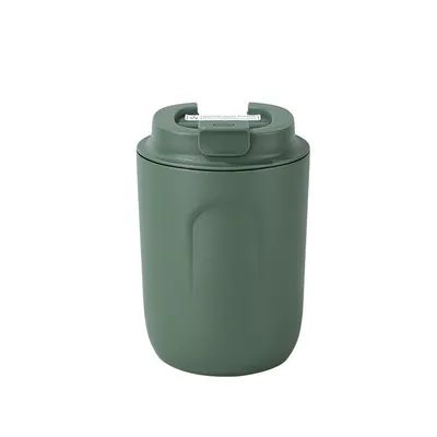 Kaffeetasse aus Edelstahl Reisemug Doppelwand-Vakuum-Tasse Wiederverwendbarer Tumbler-Tasse für Auto-Thermos mit Deckel zum Aufheizen/Eis Kaffee